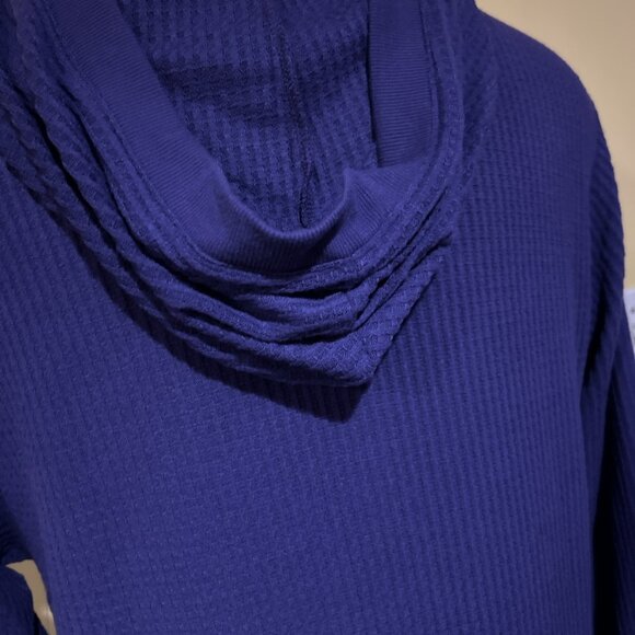 NEW Washington Huskies Colosseum Henley Purple Hoodie Button Sweater Men's L - Picture 9 of 12